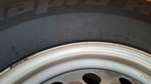 Sonstige Sommerreifen auf Stahlfelgen Ford Ranger, 3 Stüc