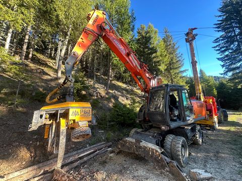 Koller Prozessorbagger Hitachi ZS210W-3 + P60