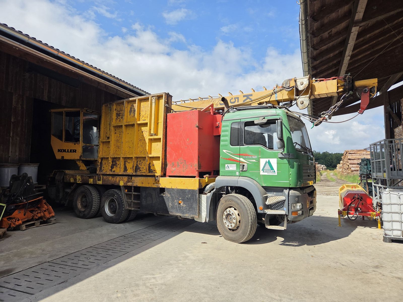 Koller K501-GZ auf LKW, Universalmaschine 1