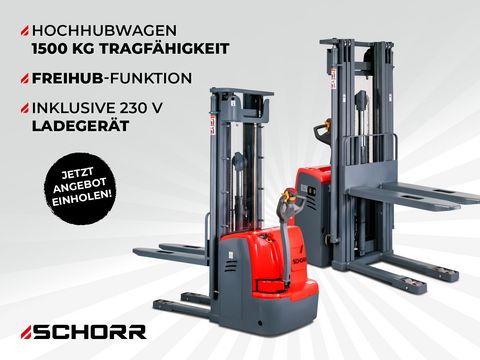 Sonstige SCHORR Hochhubwagen Elektro Pro 1500kg Tragkraft