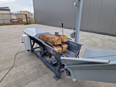 Trak-Met Industrie-Holzspalter mit Zuführung 55