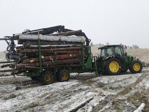 Holzabfuhr auf 1800m 