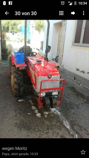 Traktor waschen für Lese