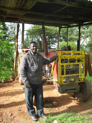 Traktor in Kenia
