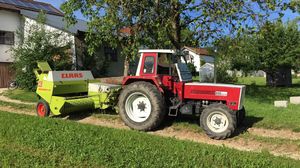 Steyr 650 Turbo mit claas markant 41