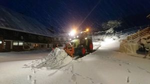 Erster Schnee 2017 