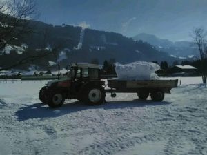 Schnee fahren mit Steyr 958