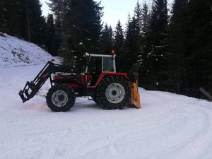 Waldarbeit mit Steyr 8090