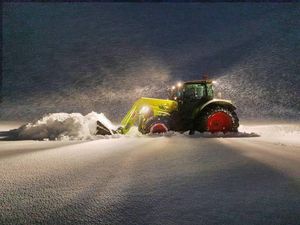 Arion 440 im Schnee...