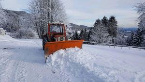 Lindner BF 350A bei der Schneeräumung