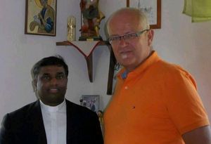 Zwei Pfarrer in Kirchbach Gailtal Kärnten
