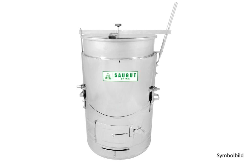 SAUGUT Futterdämpfer, 80 L, Edelstahl 1