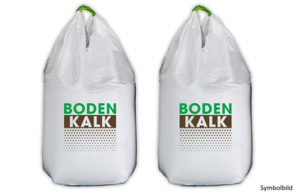 4 Big-Bags (à 600 kg) Bodenkalk Kalkkorn S 1