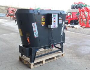 Burkon 1,8 m³ Elektro Doppelschneckenmischer (stationär)