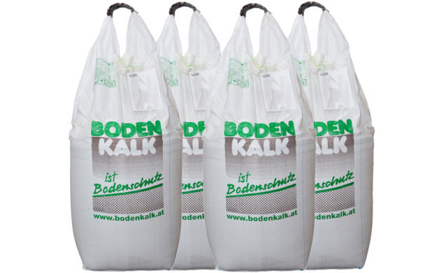 4 Big-Bags (à 600 kg) Bodenkalk Biophos granuliert