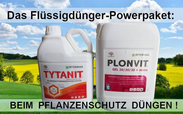 Flüssigdünger-Powerpaket: PLONVIT Gel 20:20:20+micro + Tytanit